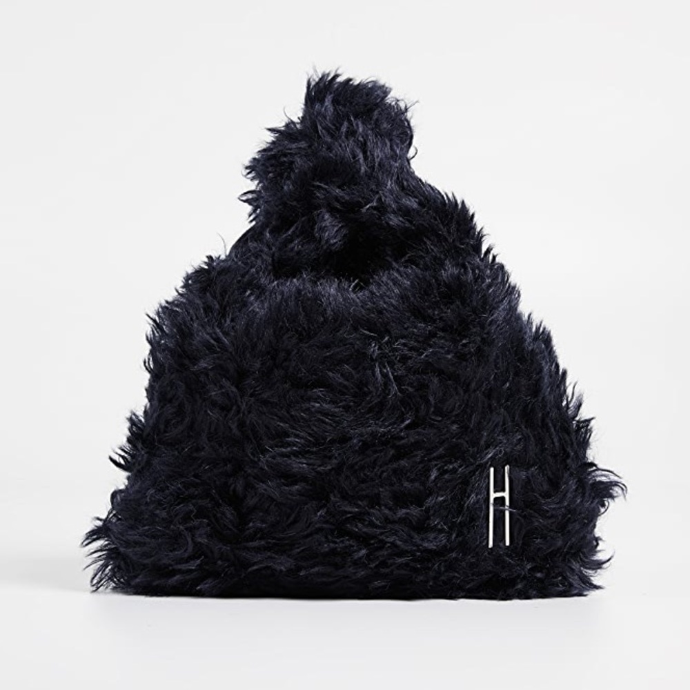 Unique Hayward Furry Mohair Mini Shopper Bag